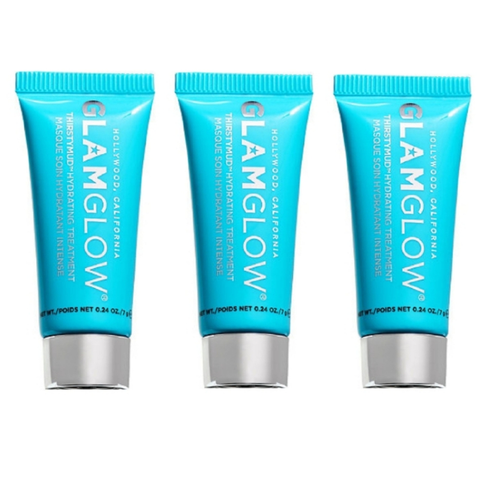 NEW 3×GLAMGLOW THIRSTYMUD Hydrating Treatment Mask